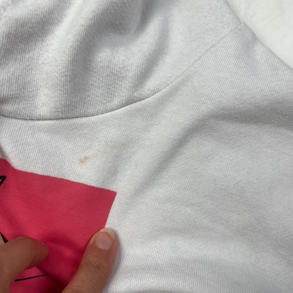 TOM & JERRY Long Sleeve Graphic Hoodie Cartoon  Print White Size L A040822 - Picture 8 of 8